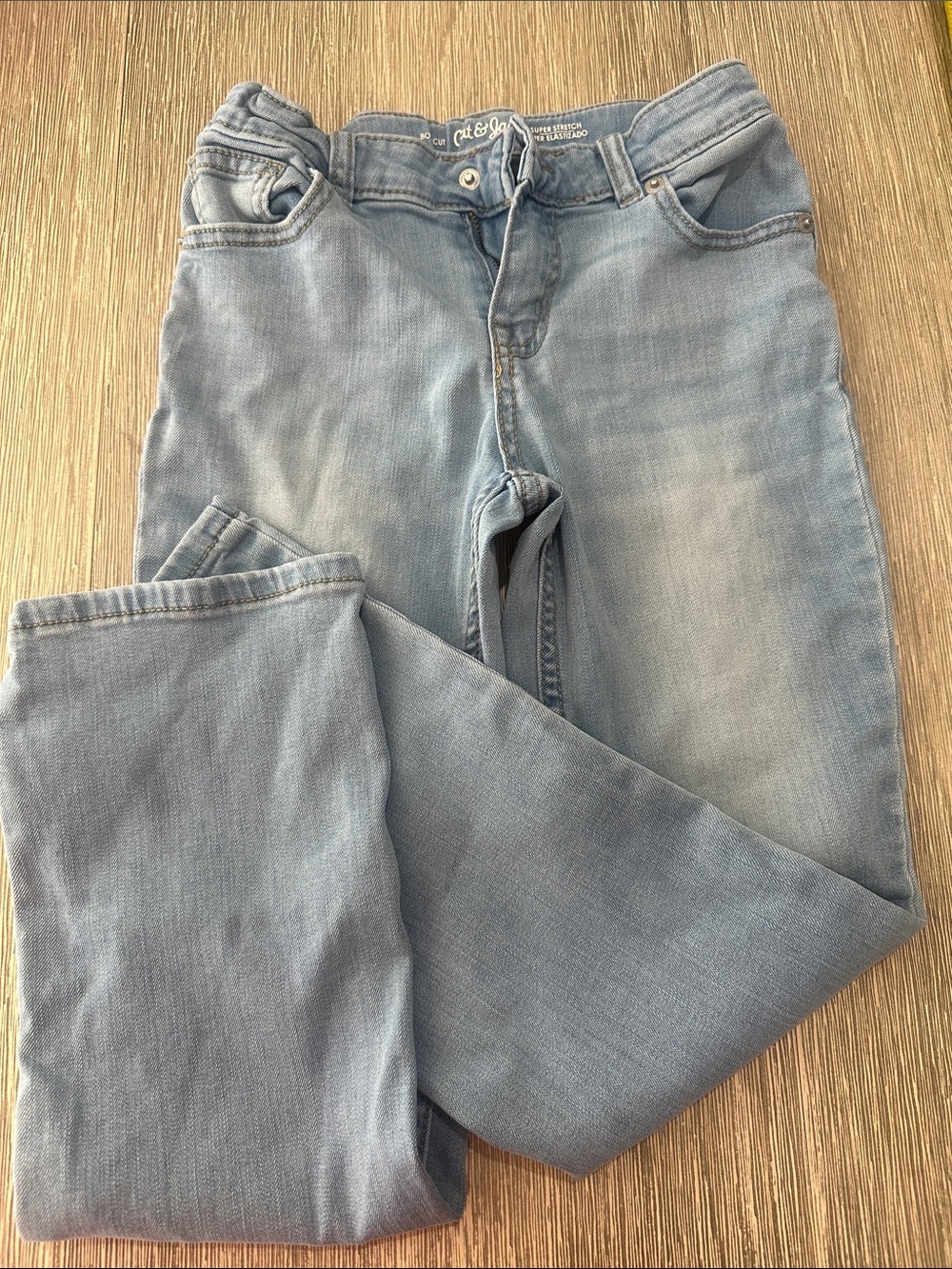 Girls light wash  Blue Jeans - Boot Cut Fit